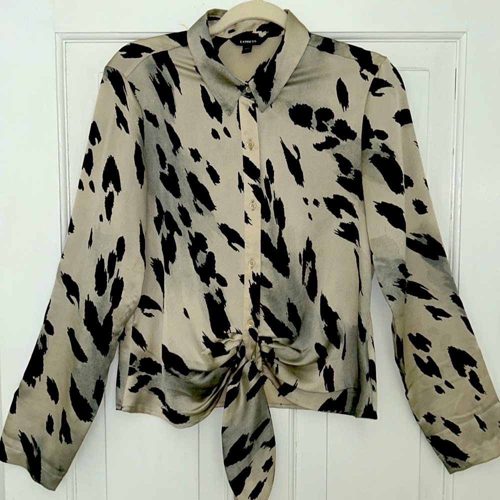 Express Woman's Animal Print Blouse